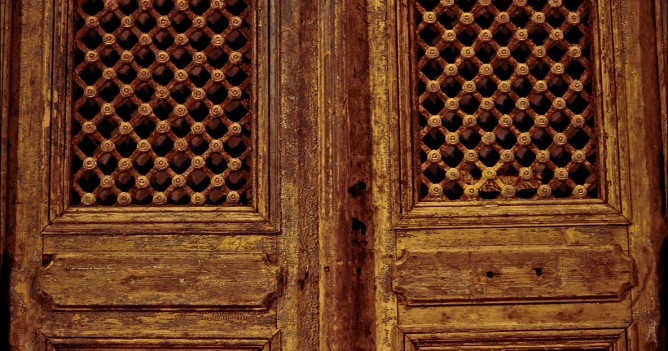Behind the closed door